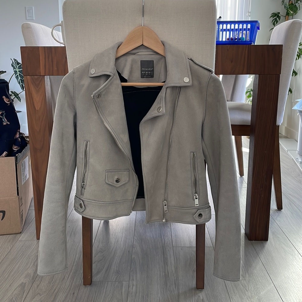 Suede Motto Jacket